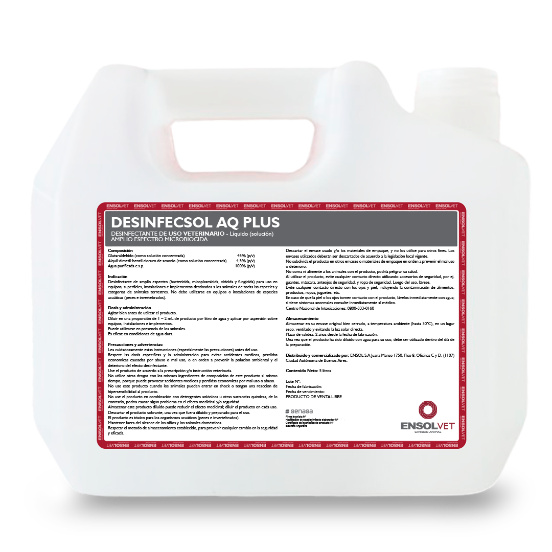 DESINFECSOL AQ PLUS
