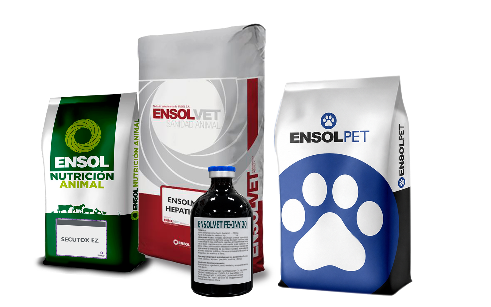 Selección de productos ENSOLVET